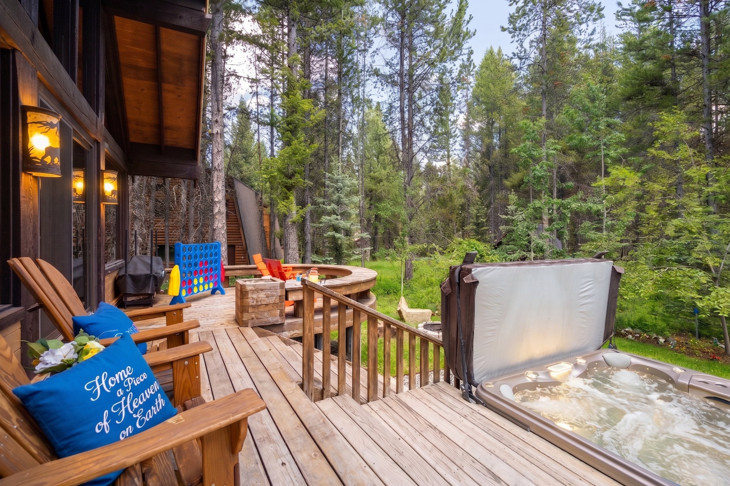 Hot tub and Deck
